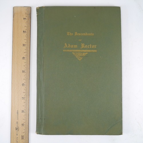 Die Nachkommen Adams Rector von A.J. Horton 1915 Original Buch Abstammung - Bild 5 von 5