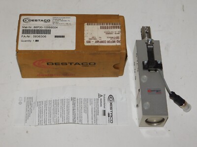 New Destaco 86P30-105B8004 Pneumatic Pen Drawing Cylinder 30VDC 6 bar DE-STA-CO