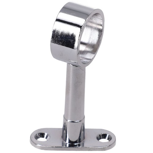 Extendable Round Centre Support Bracket for Wardrobe Rail Rod Socket 25mm - Picture 8 of 39