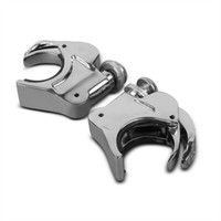 Windschild Klammern 39Mm FüR Harley Davidson Sportster 1200 CA Custom 13-16 Chro