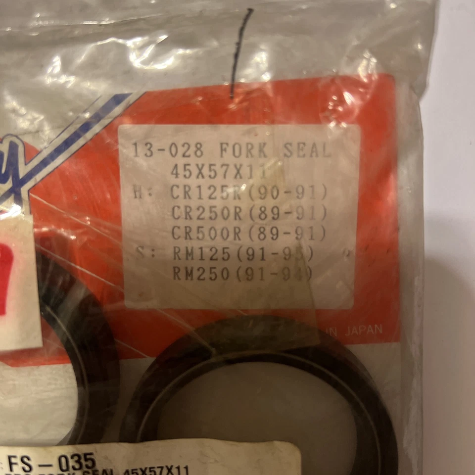 SELLOS DE HORQUILLA NUEVOS SHINDY HONDA CR125R CR250R CR500R SUZUKI RM125 RM250 Foto 4 de 4