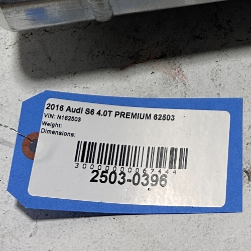 AUDI S6 2013-2018 A6 AIR SUSPENSION PRESSURE VALVE ACCUMULATOR AIR TANK OEM - Picture 12 of 13