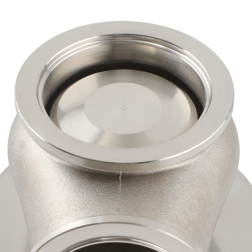 Aluminum 44mm V-Band External Cooled Turbo Wastegate w/ V-Band Flanges Black - Picture 5 of 10