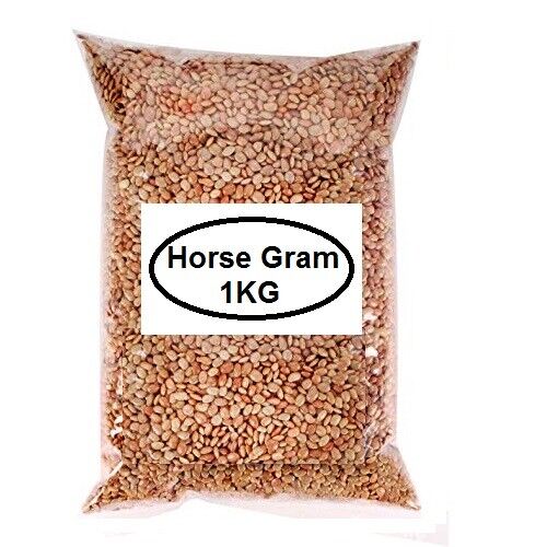 Horse Gram 1Kg Kulith - Vulavalu - Huruli - Kulthi Seed Legume Lentil Brown - Picture 1 of 1