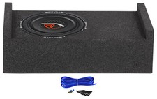 Subwoofer para automóvil Rockville W10T4-S2 10" 1200 W poco profundo + caja de subcinto forrada