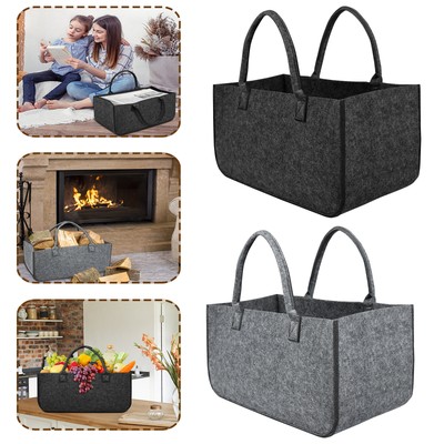 Einkaufstasche Filz Stoff Filz Tasche Filztasche Shopper Faltbar Groß Filz  Holz