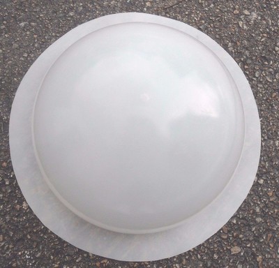 Imperfect Half sphere ball mold concrete plaster resin mould  just under 12 