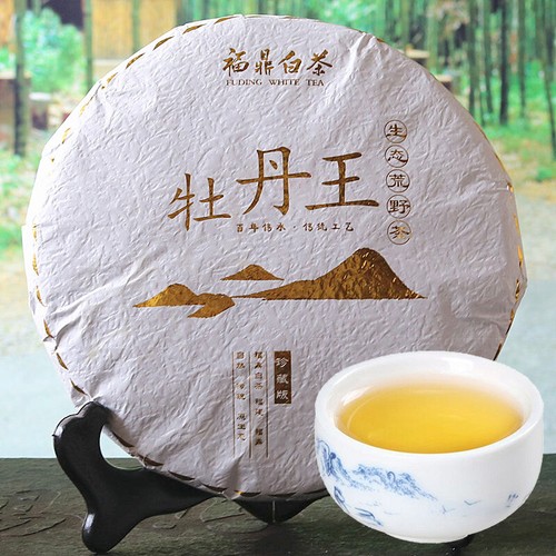 Weißer Tee Weißer Pfingstrosentee Wild PAI MU TAN Bai Mu Dan Kuchen 300g - Bild 1 von 7