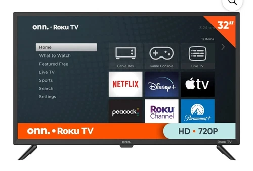 onn. 32” Class HD (720P) LED Roku Smart Television 