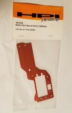 HPI Racing Radio Tray Orange Anodized Aluminum Wr8 Bullet St Mt Nitro Rc 101218