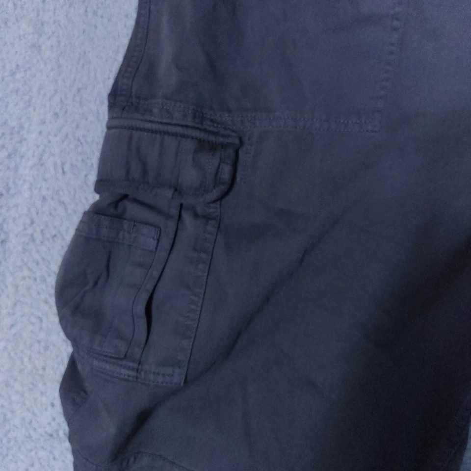 Pantalones Cortos Carbon2Cobalto Hombres 40 Gris Bolsillos de Carga Cordón Senderismo Aire Libre Camping Foto 3 de 4