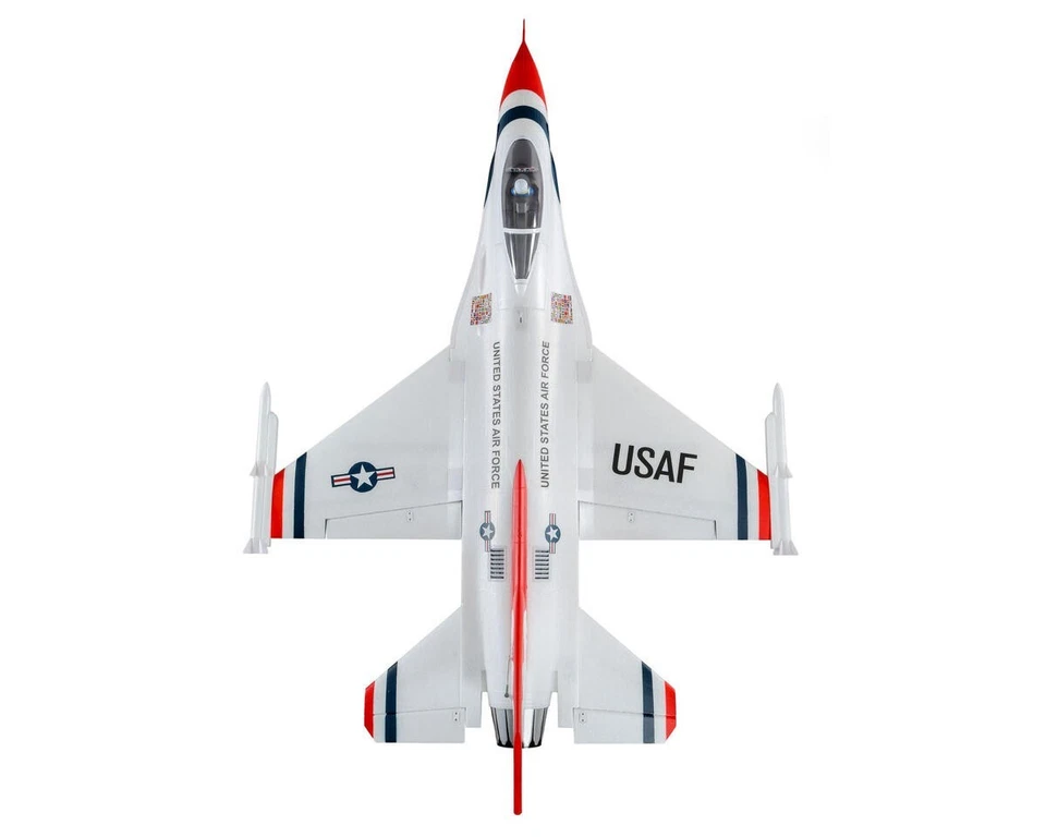 E-flite EFlite F-16 F16 70mm Thunderbirds EDF BNF Basic Jet Airplane AS3X & SAFE - Image 2 of 4