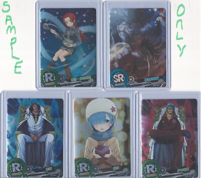 The Card of God Gold Sealed Booster Packs Holo Foil Mixed Anime cards TCG  CCG