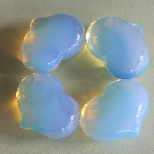 4 piezas Piedras Preciosas Cristal Cuarzo Aventurina Hematita Verde Aventurina Corazón Pieza - Imagen 20 de 43