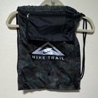 Nike Trail Drawstring Bag Black Multicolor Speckled Zip Pocket Unisex — photo 4