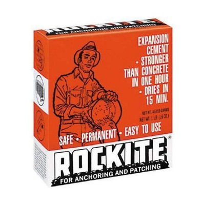 HARTLINE 10001 Rockite Expansion Cement 15 Min 1 Lb
