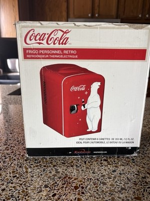 2014 AC/110 V Electric Koolatron Mini 6 Pack Coca-Cola Refrigerator working