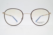 HACKETT HEB279 Oval Eyeglasses Wine Red Gold ...