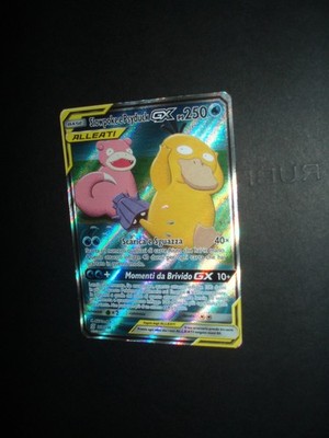 Pokemon - Slowpoke and Psyduck - GX TAG TEAM 218/236 - Unified Minds Holo ITA 2019
