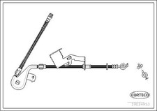 Flexible de frein Peugeot 407