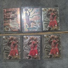 95-96 Fleer Metal Michael Jordan Nuts & Bolts, Metal Shredders, Fleer Metal (6)