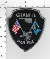 GRANITE OKLAHOMA  ( STAGECOACH ) ^^^  COLLECTIBLE POLICE EMBROIDERED PATCH