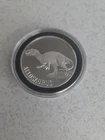 Silver Dinosaur Collection Allosaurus .999 Silver Coin Jurassic 1 Oz.