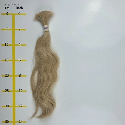 Gefärbtes Echthaar für Extensions hell-lichtblond 45Gr 30-35cm - C3005265M