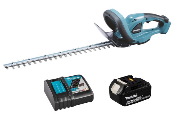 Makita DUH523Z Duh Akku-Heckenschere 18V 52Cm Mit Akku 5 Ah + LadegeräT DC18RC-image