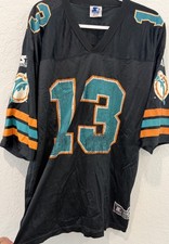 Starter Miami Dolphins Dan Marino #13 Vintage 1995 NFL Jersey 54/XXL Black