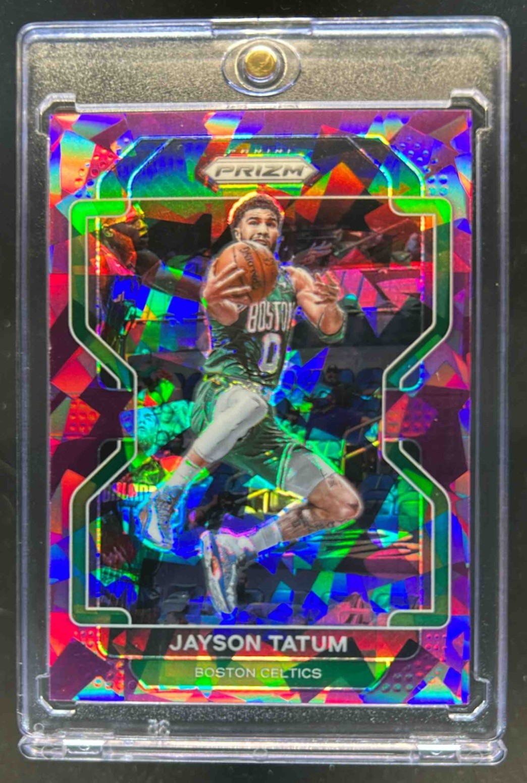 2021-22 Prizm Jayson Tatum Purple Ice #44/149 Celtics