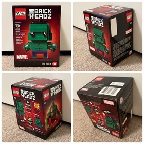 Lego Brickheadz Marvel DC 41585 41587 41588 41589 41590 41592 41604 (Lot Of 7)