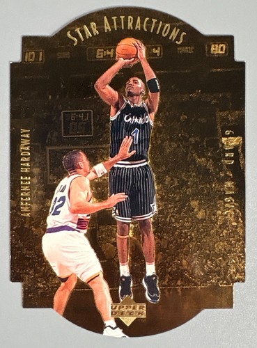 1997 Upper Deck Star Attractions Anfernee Hardaway #SA18 Gold