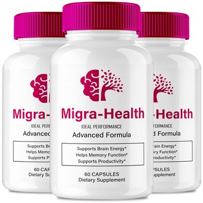 Migra-health General Wellness Supplement - 180 Capsules (3 Pack)