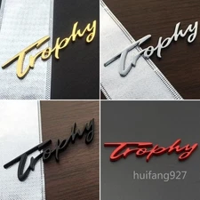 3D Metal Car Rear Trunk Tailgate Badge Emblem Trophy Nameplate Decal Sticker 