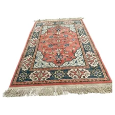 Handmade Turkish Bergama Karastan Rug from 1980s - W5234