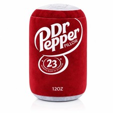 Dr Pepper Pillow Plush, Soda Can Shaped Throw Pillow, Funny Food Plush Cushio...