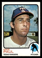 Mike Paul 1973 Topps #58 Texas Rangers