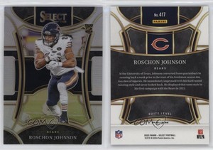 2023 Panini Select Suite Level Silver Prizm Roschon Johnson #417 Rookie RC