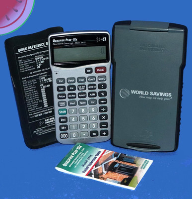Calculated Industries QUALIFIER PLUS IIIx 3415 Real Estate Calculator Hard Case