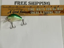 Bagley's Balsa B1, BB1 Vintage Squarebill Crankbait FISHING LURE U.S.A MADE