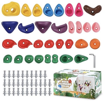 #ad TOPNEW Pack Rock Climbing Holds Climbing Grips for Kids DIY Rock Stone Wall New $42.46