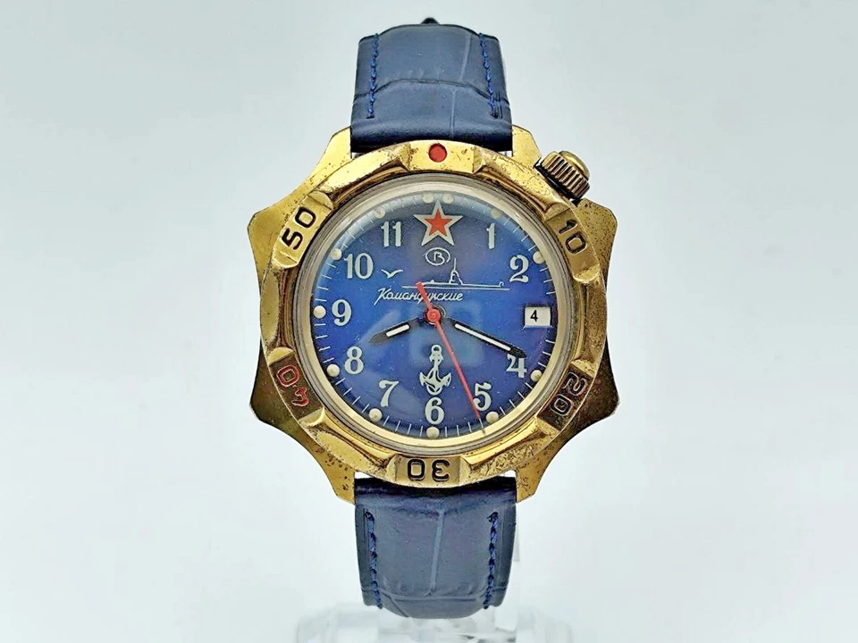 WOSTOK Komandirskie 2414 潜艇复古手表 Vostok 服务手表 — 第 2/4 张图片