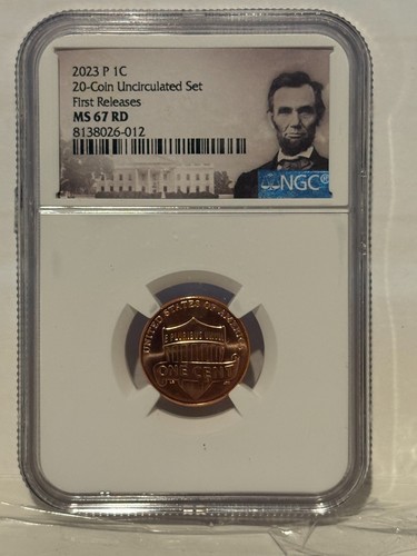 2023-P Lincoln SHIELD Cent 1c PCGS MS 67 RD-First Releases - Picture 4 of 4