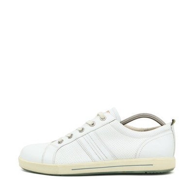 ECCO Herren Freizeit Sneaker Schuhe weiß Leder Sohle Streetstyle EU 42