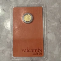 Valcambi Suisse 1 Gram Gold Round In Assay Gold Bar Hard to Find 999.9 Fine