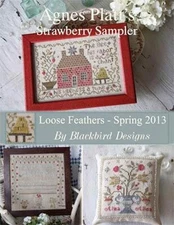 Agnes Platt's Strawberry Sampler by Blackbird cross stitch pattern