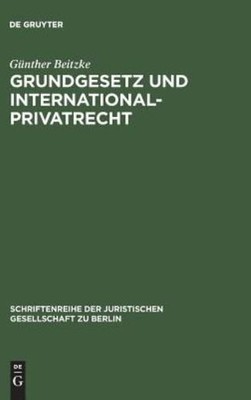 Grundgesetz Und Internationalprivatrecht