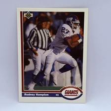 Rodney Hampton 1991 Upper Deck Football #269 New York Giants