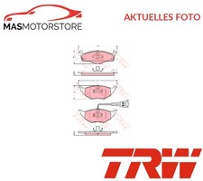 SATZ BREMSBELÄGE BREMSKLÖTZE VORNE TRW GDB1474 P FÜR AUDI A2,8Z0 1.2 TDI 1.2L